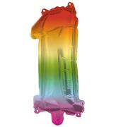 Decorata Party Foil Ballon - 95cm - No 1 - Rainbow