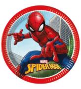 Decorata Party Tallerken - 8-pak - 23cm - Spider-Man Crime Fight