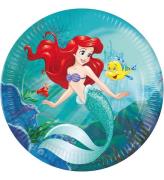 Decorata Party Paptallerkner - 8-pak - 23 cm - Ariel Curious