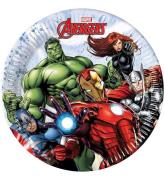 Decorata Party Tallerken - 8-pak - 20cm - Avengers Infinity Ston