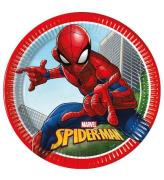 Decorata Party Paptallerkner - 8-pak - 19,5 cm - Spider-Man Crim
