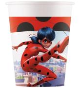 Decorata Party Papkrus - 8-pak - 200 ml - Miraculous Ladybug