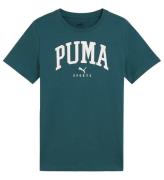 Puma T-shirt - Squad Big Graphic Tee - Cold Green
