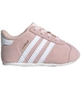 adidas Originals Hjemmesko - Gazelle Crib - Rosa/Hvid