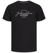 Jack & Jones T-shirt - JjFerris - Black/Big print