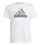 adidas Performance T-shirt - U BL 2 - Hvid/Grøn