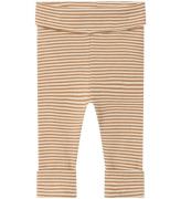 Name It Leggings - NbnBerro - Rib - Almond