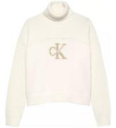 Calvin Klein Bluse - Strik - Monologo Rollneck - Ivory