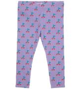 Bobo Choses Leggings - Rib - Cherry - Lilla