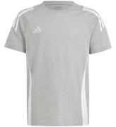 adidas Performance T-shirt - Tiro24 Swteey - GrÃ¥/Hvid