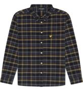 Lyle & Scott Skjorte - Tartan - Jet Black