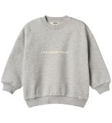 Wheat Sweatshirt - Allo - Grey Melange