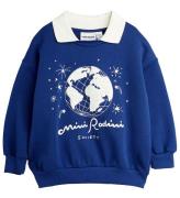 Mini Rodini Sweatshirt - Society Emb - BlÃ¥