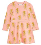 Mini rodini Sweatkjole - Winter Flowers Aop - Pink