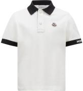 Moncler Polo - Hvid m. Sort