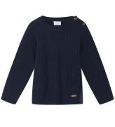 Hust and Claire Bluse - Strik - Uld - Pil - More Navy