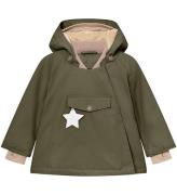 Mini A Ture Vinterjakke - Wang Fleece - Olive Night