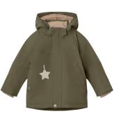 Mini A Ture Vinterjakke - Valonso Fleece - Olive Night