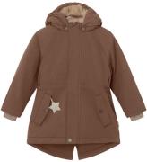 Mini A Ture Vinterjakke - Vikania Fleece - Rootbeer Brown