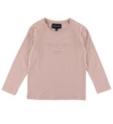 Emporio Armani Bluse - Rose Smoke m. Logo/Nitter