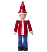 Kay Bojsen trÃ¦figur - Jule Ole 17,5 cm - RÃ¸d/BlÃ¥/Hvid