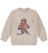 Hust and Claire Sweatshirt - Sejer - Beige Melange m. BjÃ¸rn