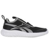 Reebok Sko - Rush Runner Slip-On - Sort/Grå/Hvid