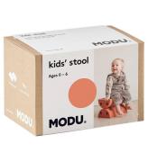 MODU Børneskammel - 4 Dele - Burnt Orange/Dusty Green