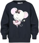 Name It Sweatshirt - NmfVenus - Dark Sapphire/Mouse