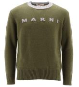 Marni Bluse - Uld - Deep Lichen Green