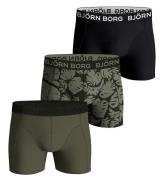 BjÃ¶rn Borg Boxershorts - 3-pak - Sort/GrÃ¸n/Print