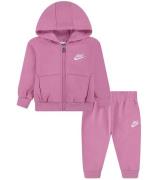 Nike Sweatsæt - Cardigan/Sweatpants - Magic Flamingo