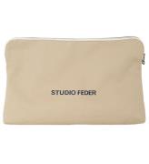 Studio Feder Toilettaske - Celia - Canvas - Sand Beige