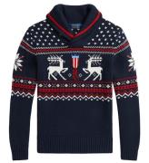 Polo Ralph Lauren Bluse - Strik - Uld - Navy