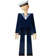 Kay Bojesen TrÃ¦figur - Marine - 20,5 cm - MÃ¸rk BlÃ¥/Hvid
