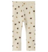 Name It Leggings - NbmDabu - Peyote Melange/BEAR