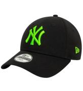 New Era Kasket - 9Forty - New York Yankees - Neon - Sort/Grøn