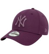 New Era Kasket - 9Forty - New York Yankees - Metallic - Lilla