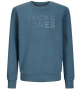 Jack & Jones Sweatshirt - JjeCorp - Oceanview/Big Tonal