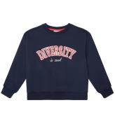 The New Sweatshirt - TnLadina - Navy Blazer m. RÃ¸d