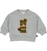 Freds World Sweatshirt - Dont Bug Me - GrÃ¥meleret