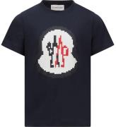 Moncler T-shirt - Navy m. Logo