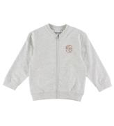 Name It Cardigan - NmmBertillo - Light Grey Melange m. Print