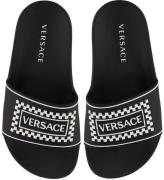 Versace Badesandaler - Sort m. Logo