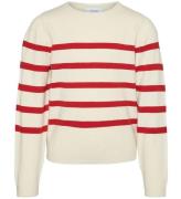 Vero Moda Girl - Strik - VmSaba - Birch/FIERY RED