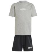 adidas Performance SÃ¦t - T-shirt/Shorts - LK Lin - MGreyh/White