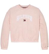 Tommy Hilfiger Sweatshirt - Varsity -  Ice Heather Red