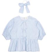 The New Bluse - TnNalani - White Swan Striped