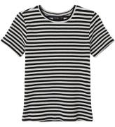 LMTD T-shirt - NlfDallas - Rib - Black/White STRIPES