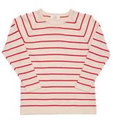 Copenhagen Colors Bluse - Strik - Cream/Dusty Rose/Barry Comb